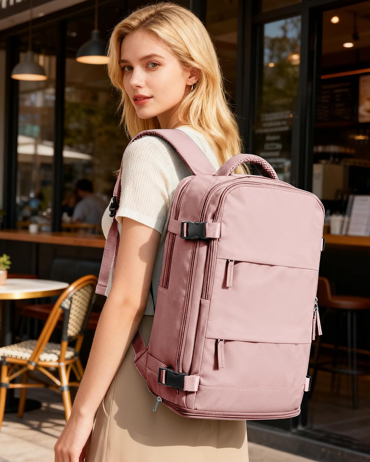 Travel Backpack Carry On Backpack Personal Item Travel Bag Mochila De Viaje Carry On Backpack For Airplanes Traveling Backpack For Women Gym Backpacks College Backpacks Sapphire Blue - Colors B