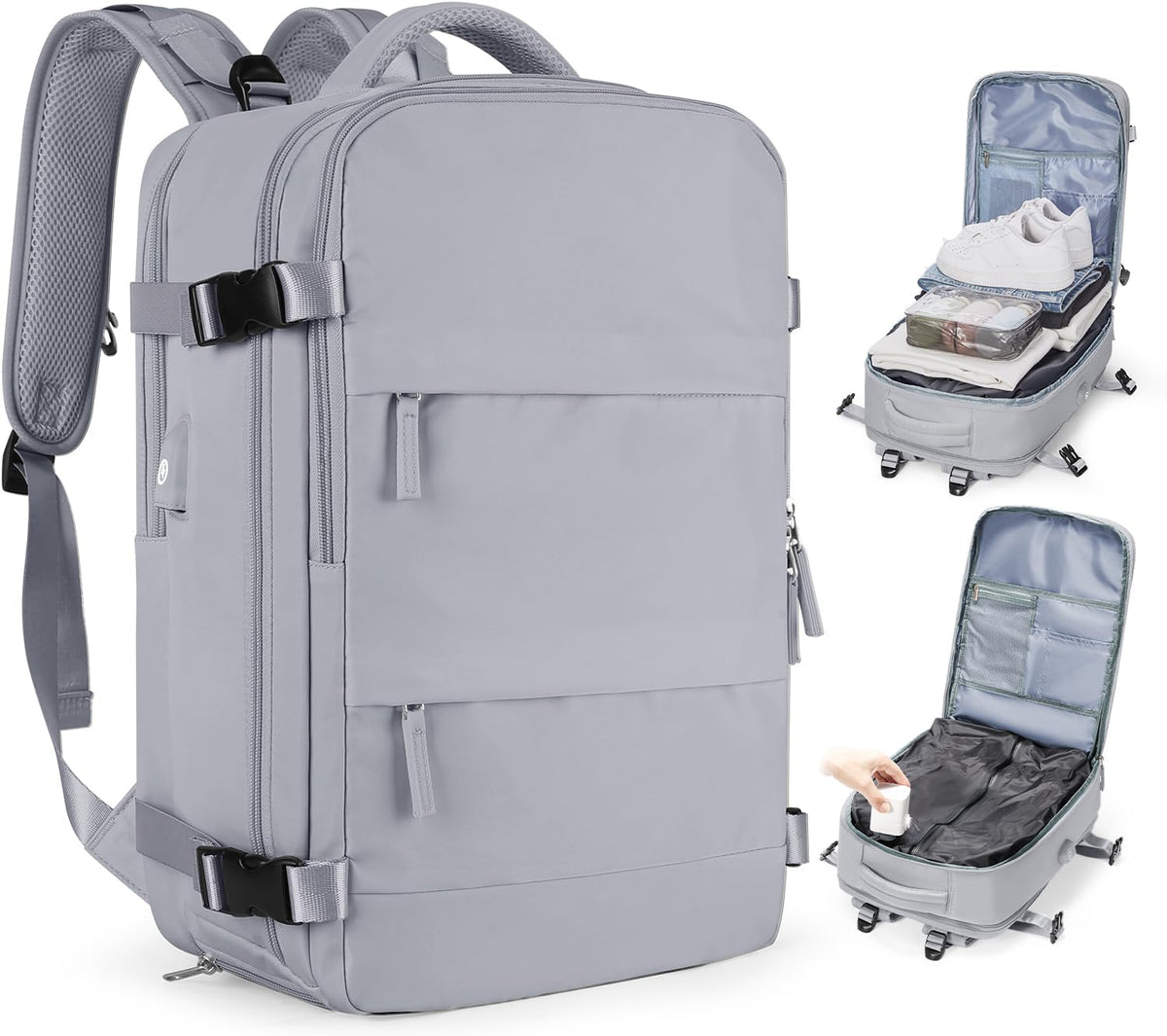 Travel Backpack Carry On Backpack Personal Item Travel Bag Mochila De Viaje Carry On Backpack For Airplanes Traveling Backpack For Women Gym Backpacks College Backpacks Sapphire Blue - Colors B