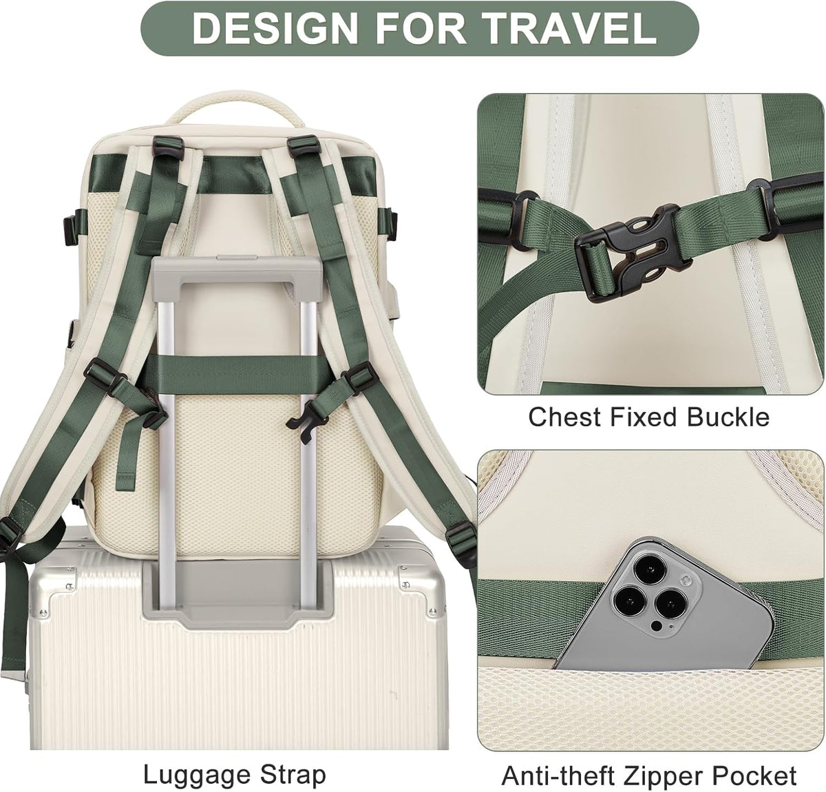 Travel Backpack Carry On Backpack Personal Item Travel Bag Mochila De Viaje Carry On Backpack For Airplanes Traveling Backpack For Women Gym Backpacks College Backpacks Sapphire Blue - Colors B