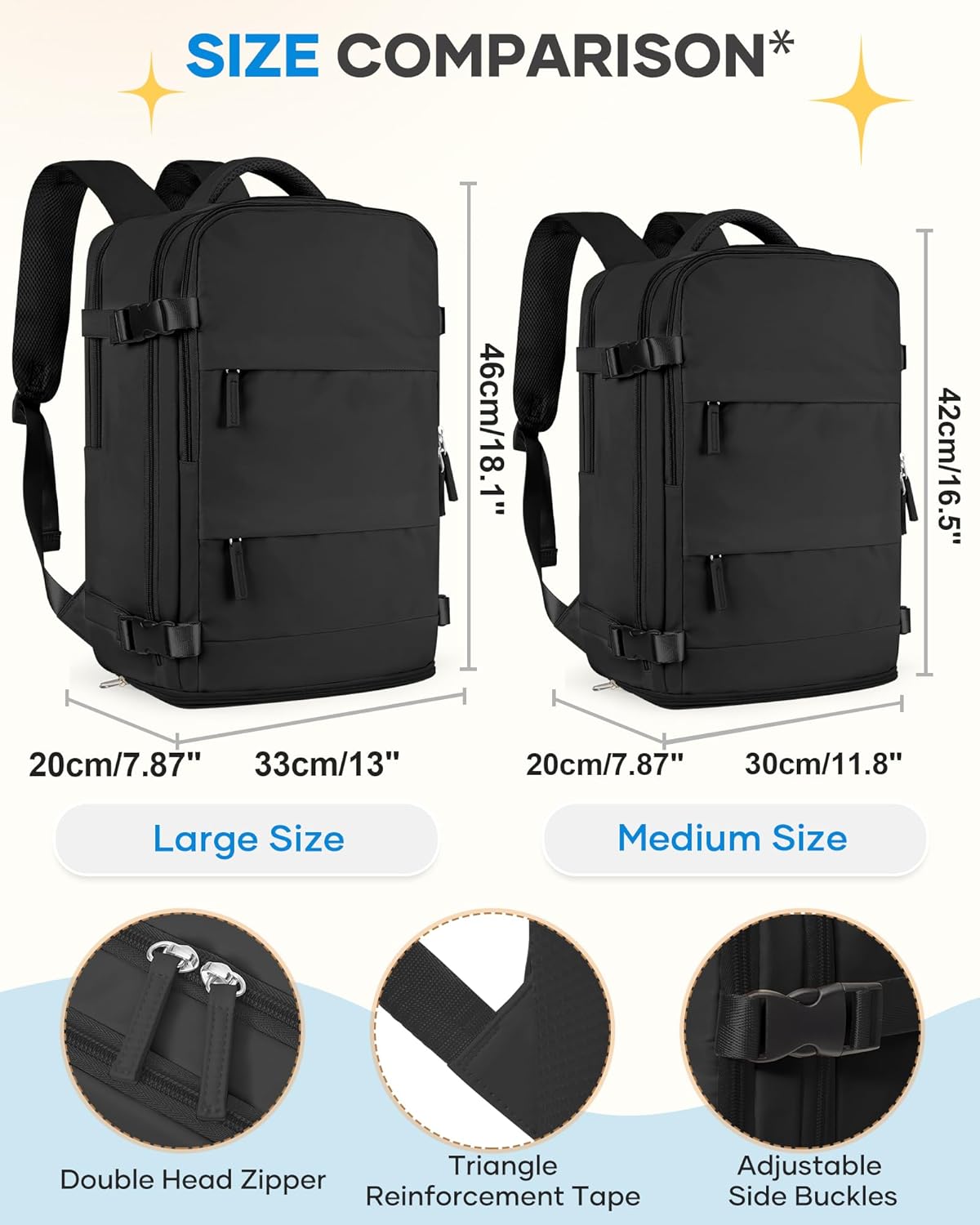 Travel Backpack Carry On Backpack Personal Item Travel Bag Mochila De Viaje Carry On Backpack For Airplanes Traveling Backpack For Women Gym Backpacks College Backpacks Sapphire Blue - Colors B