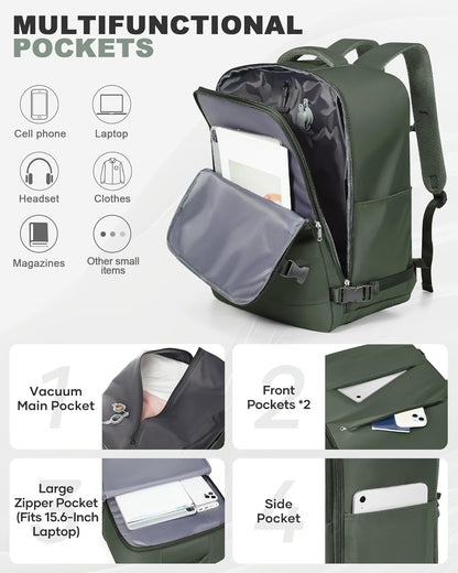 Travel Backpack Carry On Backpack Personal Item Travel Bag Mochila De Viaje Carry On Backpack For Airplanes Traveling Backpack For Women Gym Backpacks College Backpacks Sapphire Blue - Colors B
