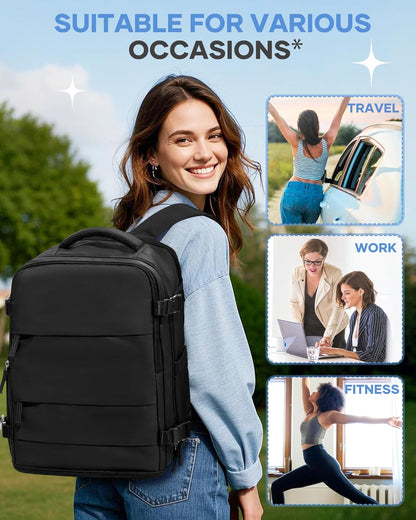 Travel Backpack Carry On Backpack Personal Item Travel Bag Mochila De Viaje Carry On Backpack For Airplanes Traveling Backpack For Women Gym Backpacks College Backpacks Sapphire Blue - Colors B