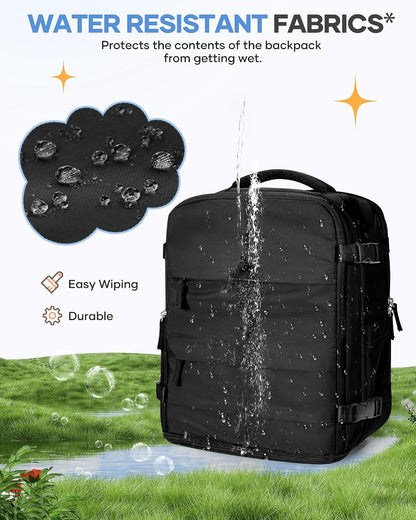 Travel Backpack Carry On Backpack Personal Item Travel Bag Mochila De Viaje Carry On Backpack For Airplanes Traveling Backpack For Women Gym Backpacks College Backpacks Sapphire Blue - Colors B