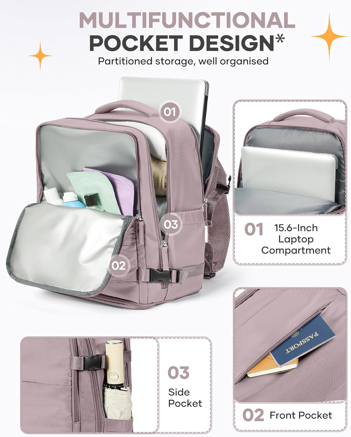Travel Backpack Carry On Backpack Personal Item Travel Bag Mochila De Viaje Carry On Backpack For Airplanes Traveling Backpack For Women Gym Backpacks College Backpacks Sapphire Blue - Colors B