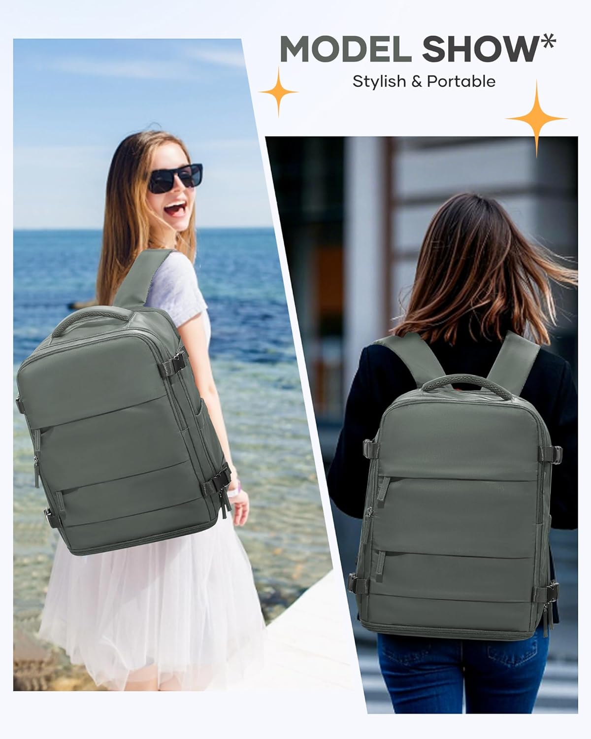 Travel Backpack Carry On Backpack Personal Item Travel Bag Mochila De Viaje Carry On Backpack For Airplanes Traveling Backpack For Women Gym Backpacks College Backpacks Sapphire Blue - Colors B
