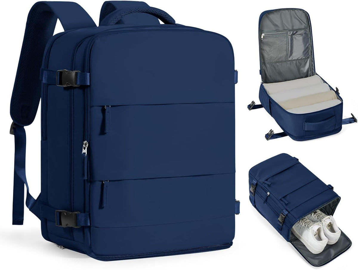 Travel Backpack Carry On Backpack Personal Item Travel Bag Mochila De Viaje Carry On Backpack For Airplanes Traveling Backpack For Women Gym Backpacks College Backpacks Sapphire Blue - Colors B