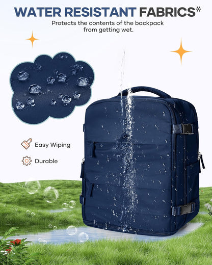 Travel Backpack Carry On Backpack Personal Item Travel Bag Mochila De Viaje Carry On Backpack For Airplanes Traveling Backpack For Women Gym Backpacks College Backpacks Sapphire Blue - Colors B