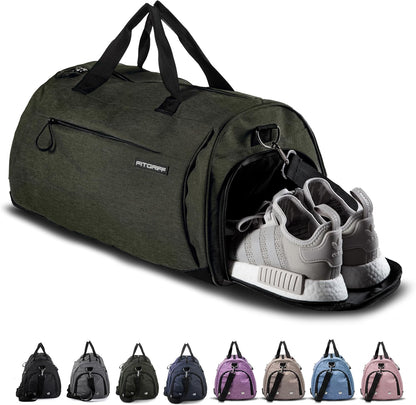 ® Gym Bag for Men & Women with Shoe & Wet Compartment - Duffle Bag for Travel, Sports, Fitness & Workout