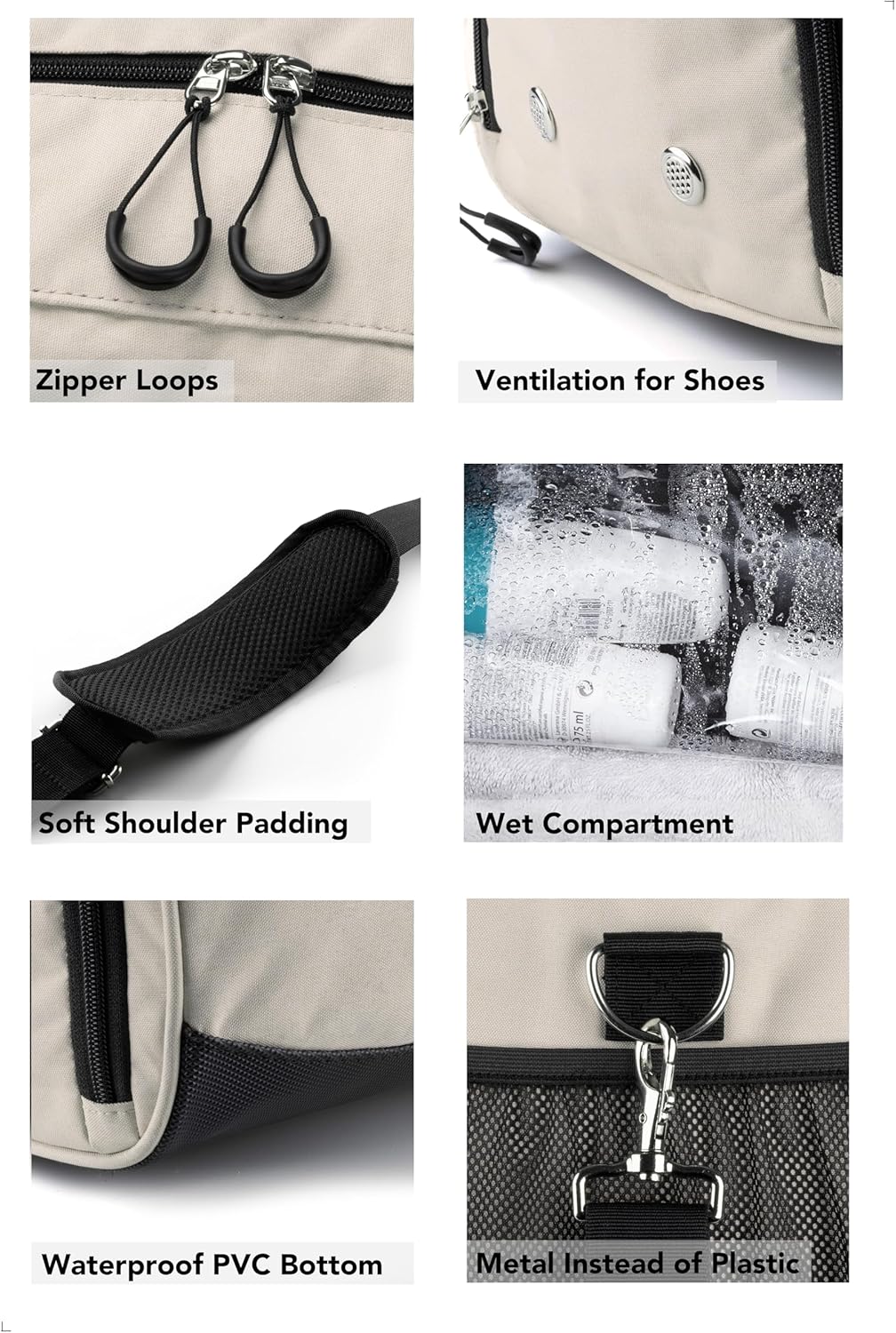 ® Gym Bag for Men & Women with Shoe & Wet Compartment - Duffle Bag for Travel, Sports, Fitness & Workout