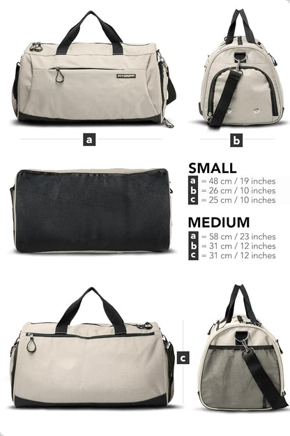 ® Gym Bag for Men & Women with Shoe & Wet Compartment - Duffle Bag for Travel, Sports, Fitness & Workout