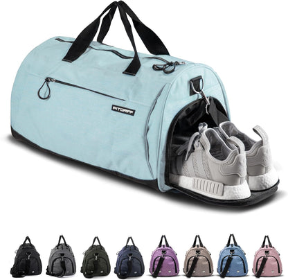 ® Gym Bag for Men & Women with Shoe & Wet Compartment - Duffle Bag for Travel, Sports, Fitness & Workout