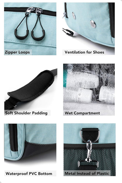 ® Gym Bag for Men & Women with Shoe & Wet Compartment - Duffle Bag for Travel, Sports, Fitness & Workout