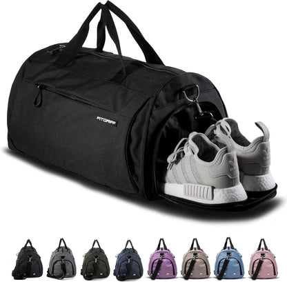 ® Gym Bag for Men & Women with Shoe & Wet Compartment - Duffle Bag for Travel, Sports, Fitness & Workout