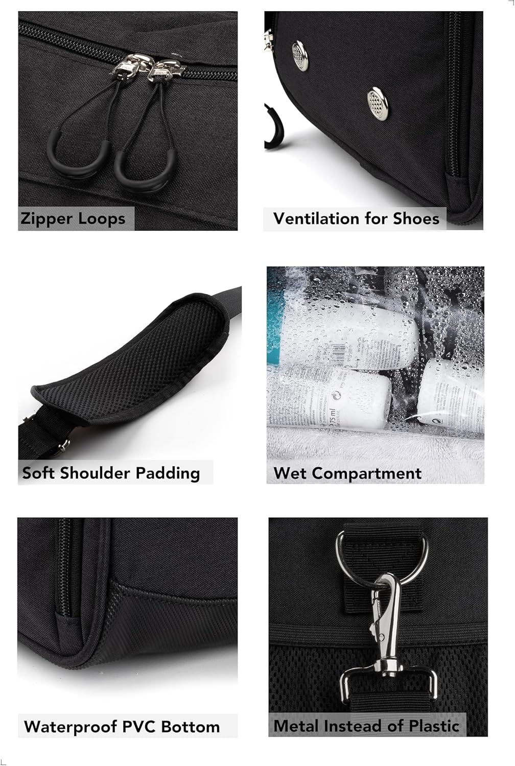 ® Gym Bag for Men & Women with Shoe & Wet Compartment - Duffle Bag for Travel, Sports, Fitness & Workout