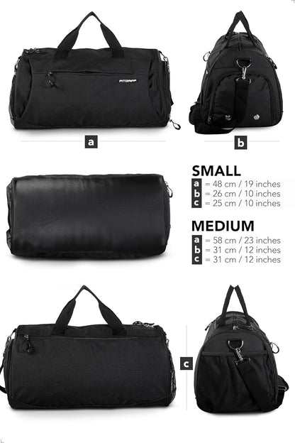 ® Gym Bag for Men & Women with Shoe & Wet Compartment - Duffle Bag for Travel, Sports, Fitness & Workout