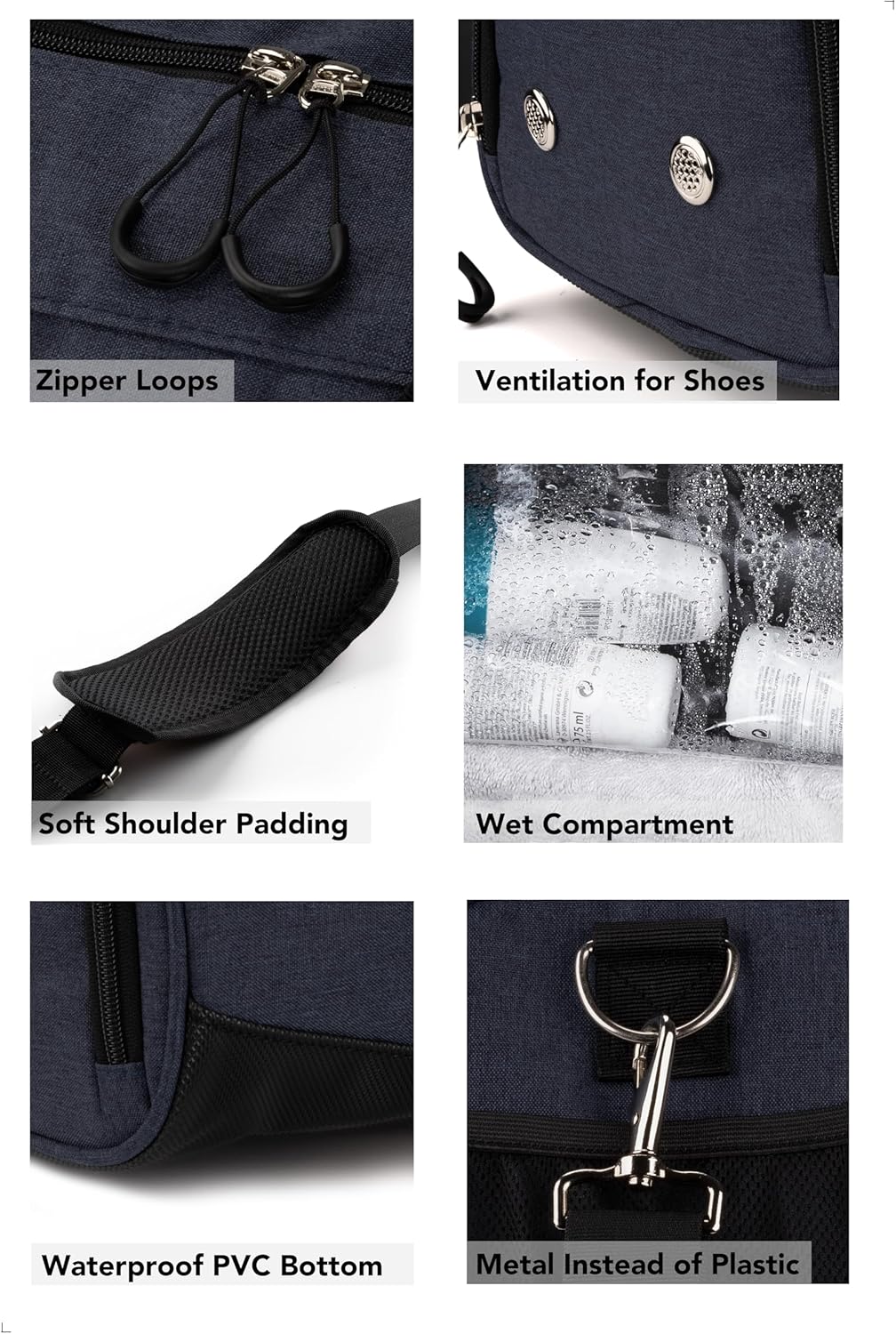 ® Gym Bag for Men & Women with Shoe & Wet Compartment - Duffle Bag for Travel, Sports, Fitness & Workout