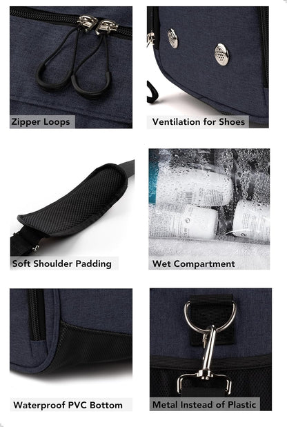 ® Gym Bag for Men & Women with Shoe & Wet Compartment - Duffle Bag for Travel, Sports, Fitness & Workout