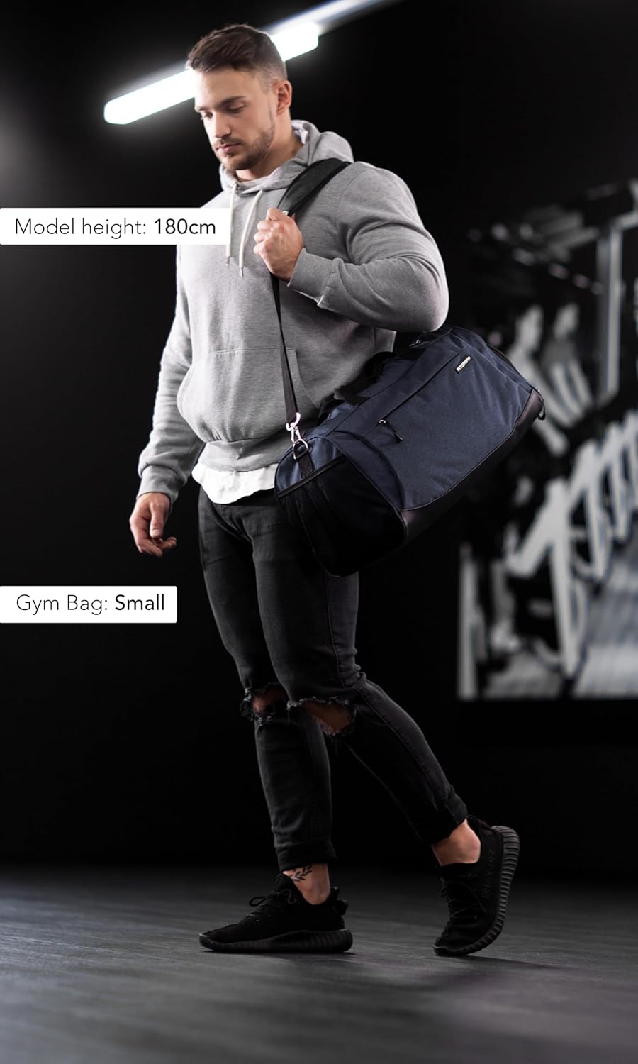 ® Gym Bag for Men & Women with Shoe & Wet Compartment - Duffle Bag for Travel, Sports, Fitness & Workout