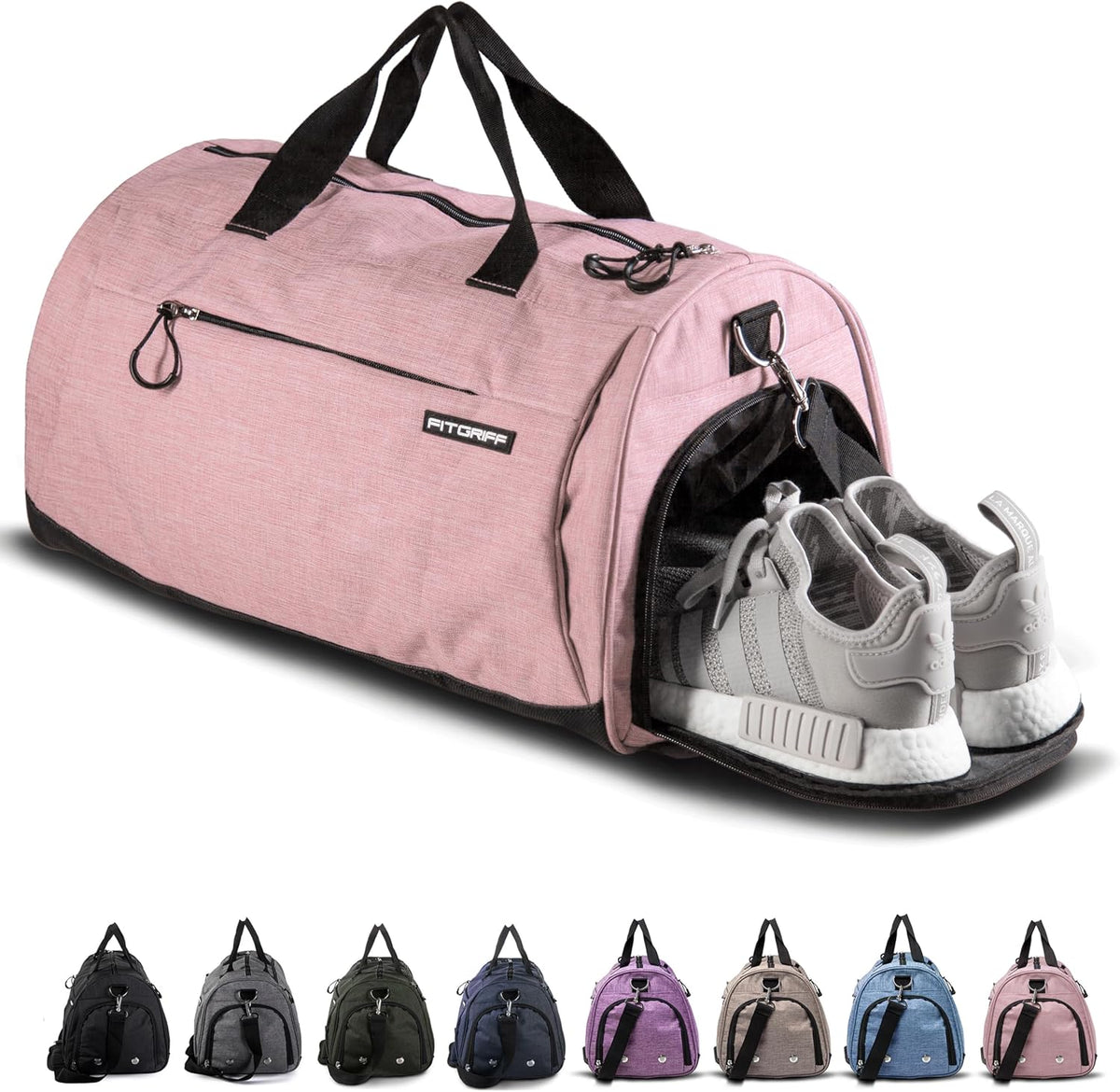® Gym Bag for Men & Women with Shoe & Wet Compartment - Duffle Bag for Travel, Sports, Fitness & Workout