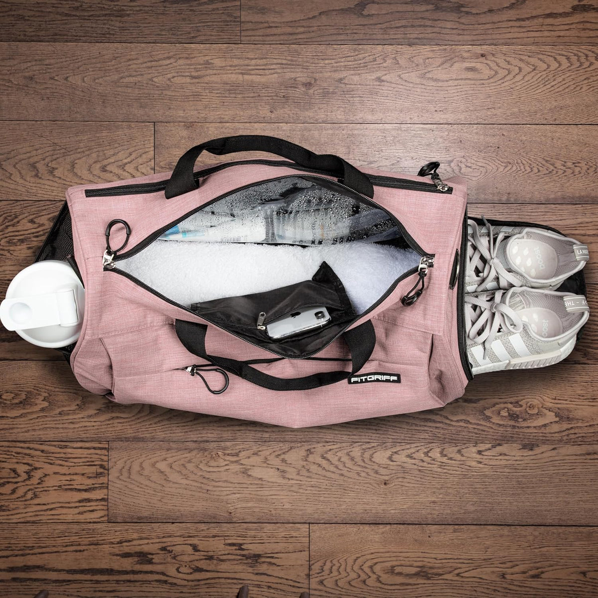 ® Gym Bag for Men & Women with Shoe & Wet Compartment - Duffle Bag for Travel, Sports, Fitness & Workout