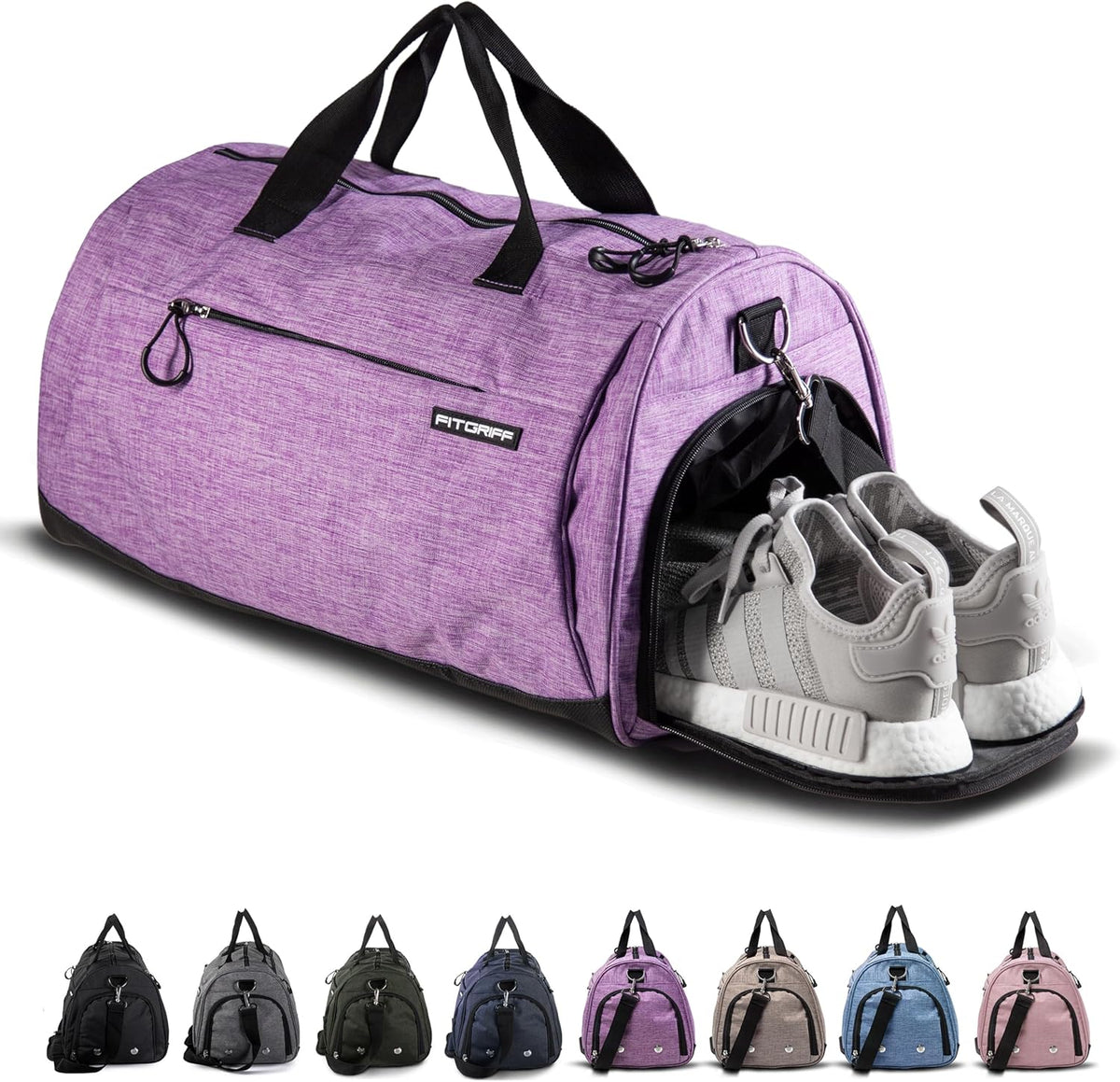 ® Gym Bag for Men & Women with Shoe & Wet Compartment - Duffle Bag for Travel, Sports, Fitness & Workout