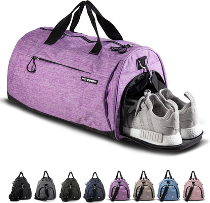 ® Gym Bag for Men & Women with Shoe & Wet Compartment - Duffle Bag for Travel, Sports, Fitness & Workout