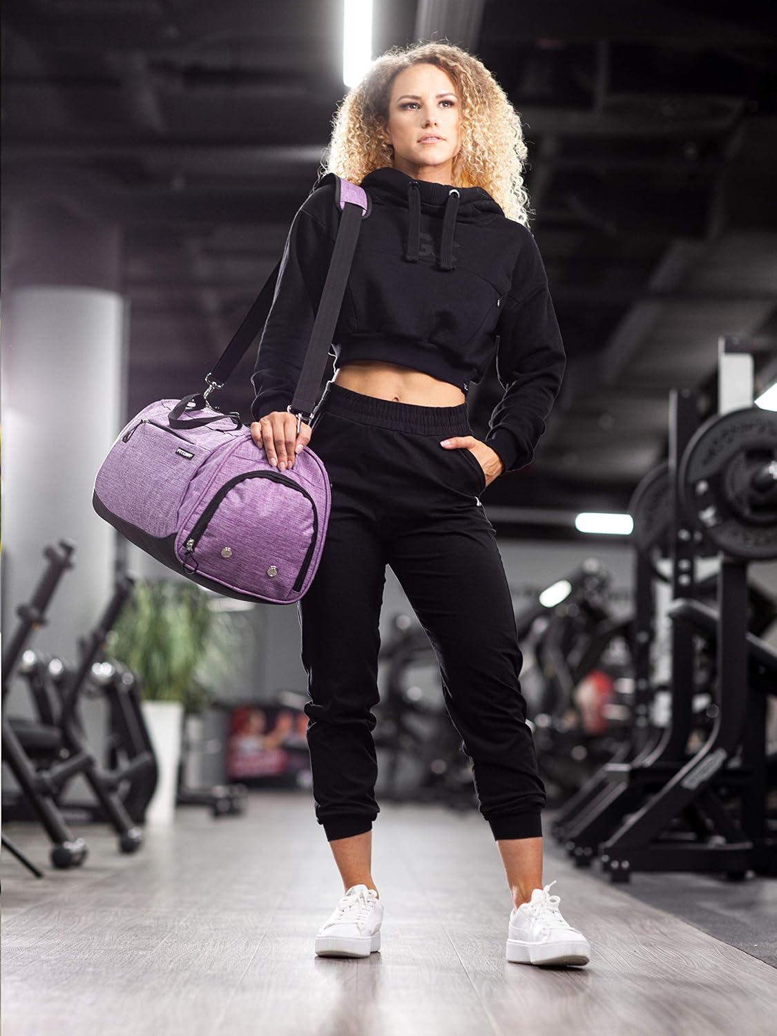 ® Gym Bag for Men & Women with Shoe & Wet Compartment - Duffle Bag for Travel, Sports, Fitness & Workout
