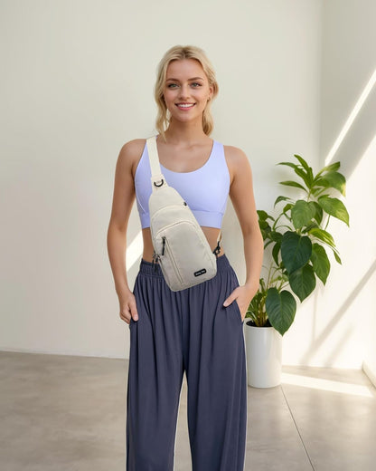 Small Sling Bag Crossbody for Men Women One Strap Shoulder Cross Body Bag Sling Backpack for Travel