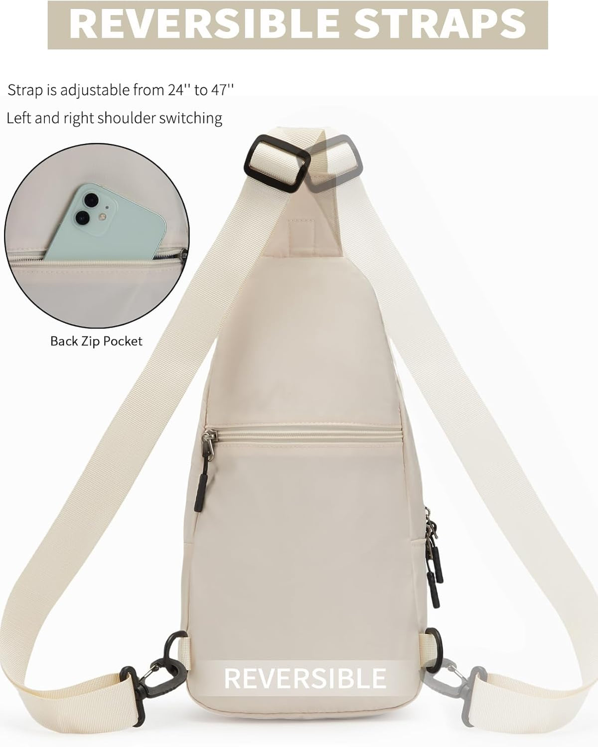 Small Sling Bag Crossbody for Men Women One Strap Shoulder Cross Body Bag Sling Backpack for Travel