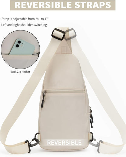 Small Sling Bag Crossbody for Men Women One Strap Shoulder Cross Body Bag Sling Backpack for Travel