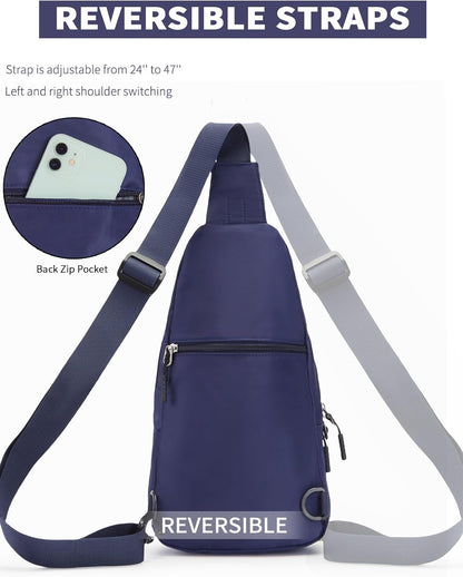 Small Sling Bag Crossbody for Men Women One Strap Shoulder Cross Body Bag Sling Backpack for Travel