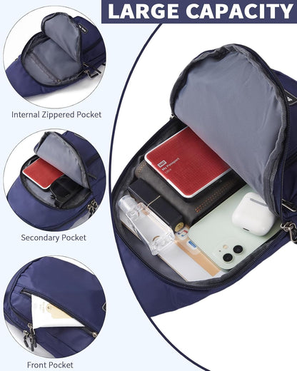 Small Sling Bag Crossbody for Men Women One Strap Shoulder Cross Body Bag Sling Backpack for Travel