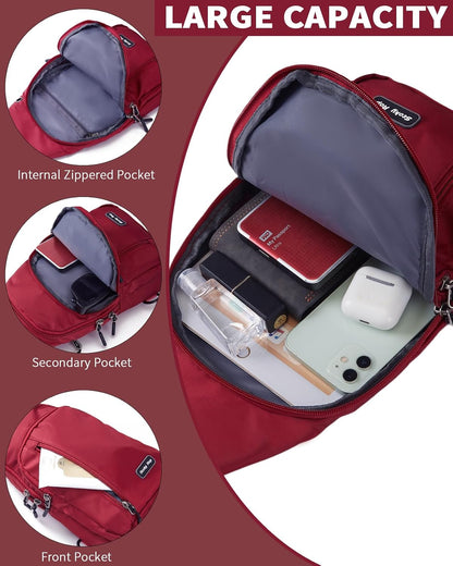 Small Sling Bag Crossbody for Men Women One Strap Shoulder Cross Body Bag Sling Backpack for Travel
