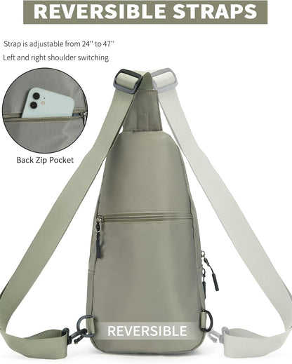 Small Sling Bag Crossbody for Men Women One Strap Shoulder Cross Body Bag Sling Backpack for Travel