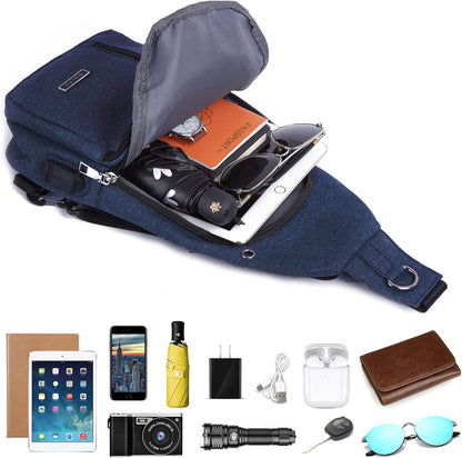 Small Sling Bag Crossbody for Men Women One Strap Shoulder Cross Body Bag Sling Backpack for Travel