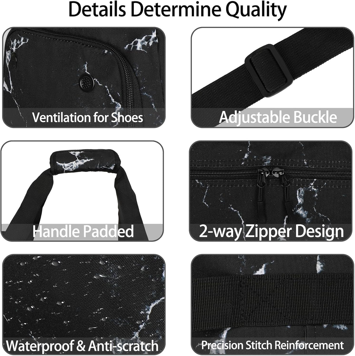 Goloni Cute Duffle Bag for Women, Gym Bag with Shoe Compartment, Lightweight Weekend Travel Duffel Bag,Overnight Bag with Wet Pocket
