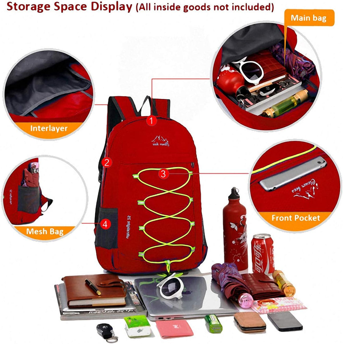 Outdoor Water Resistant Hiking Backpack
