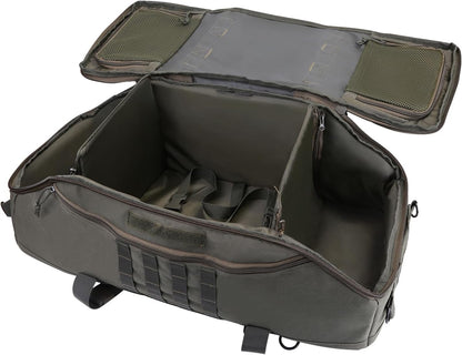 65L Large Duffle Bag, 3-in-1 Tactical Backpack MOLLE Pack for Sports, Gym, Outdoor, Black