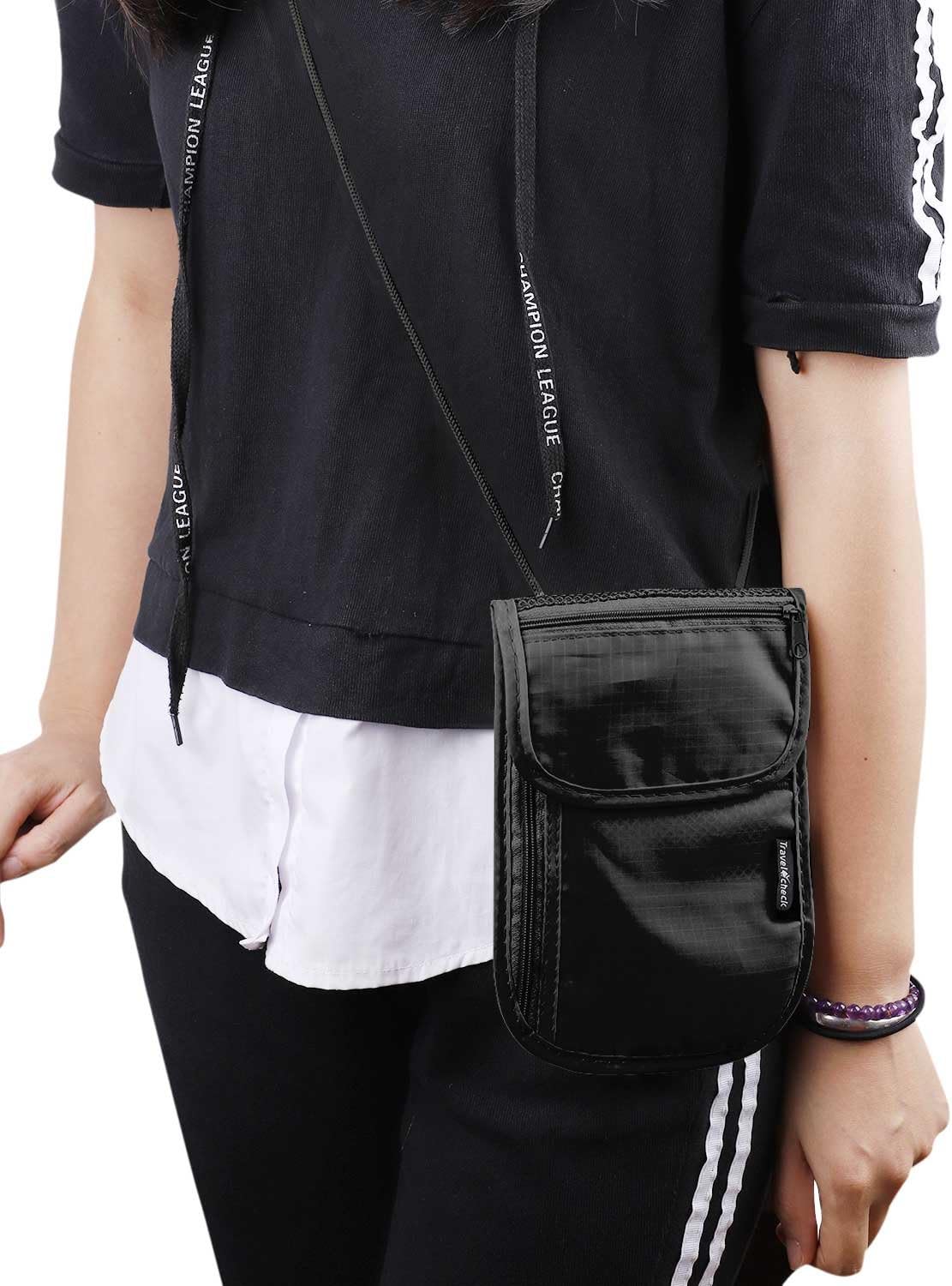 Passport Wallets Travel Wallets Neck Wallet Holder Cell Phone Purse Pouch Bags