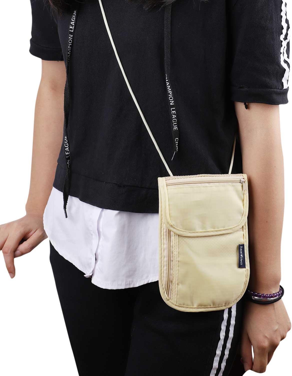 Passport Wallets Travel Wallets Neck Wallet Holder Cell Phone Purse Pouch Bags