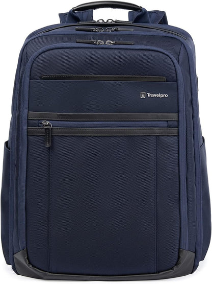 Crew Executive Choice 3 Large Backpack Fits Up to 15.6 Laptops and Tablets, USB a and C Ports, Men and Women, Patriot Blue