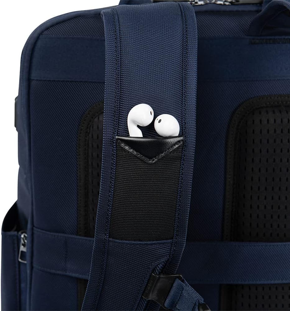 Crew Executive Choice 3 Large Backpack Fits Up to 15.6 Laptops and Tablets, USB a and C Ports, Men and Women, Patriot Blue