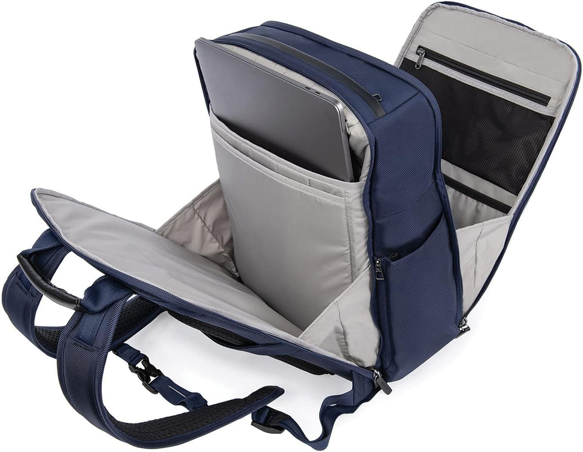 Crew Executive Choice 3 Large Backpack Fits Up to 15.6 Laptops and Tablets, USB a and C Ports, Men and Women, Patriot Blue