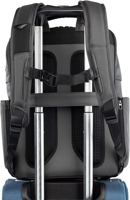 Crew Executive Choice 3 Large Backpack Fits Up to 15.6 Laptops and Tablets, USB a and C Ports, Men and Women, Patriot Blue