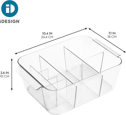 Makeup Organizer for Countertop, Set of 2, Clear | Storage for Cosmetics and Toiletries, Made in USA