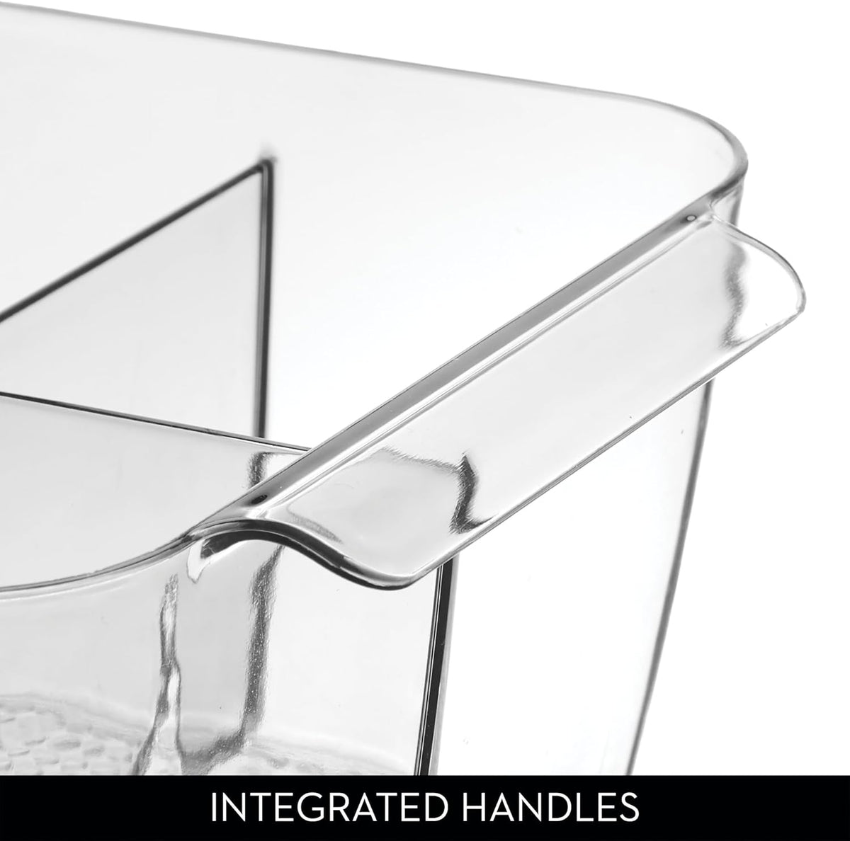Makeup Organizer for Countertop, Set of 2, Clear | Storage for Cosmetics and Toiletries, Made in USA