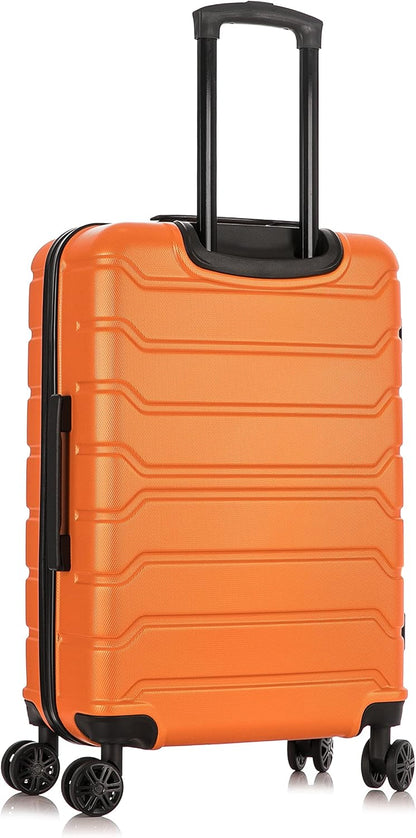 TREND Luggage with Spinner Wheels | Durable Lightweight Hardshell Suitcase, Travel bag with Handle and Trolley, 20-Inch Carry On Small Luggage | Orange