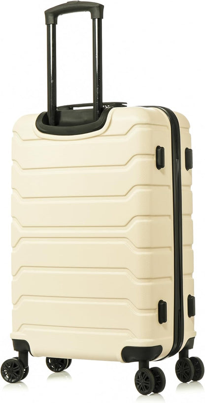 TREND Luggage with Spinner Wheels | Durable Lightweight Hardshell Suitcase, Travel bag with Handle and Trolley, 20-Inch Carry On Small Luggage | Orange