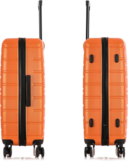 TREND Luggage with Spinner Wheels | Durable Lightweight Hardshell Suitcase, Travel bag with Handle and Trolley, 20-Inch Carry On Small Luggage | Orange