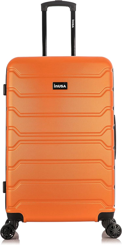 TREND Luggage with Spinner Wheels | Durable Lightweight Hardshell Suitcase, Travel bag with Handle and Trolley, 20-Inch Carry On Small Luggage | Orange